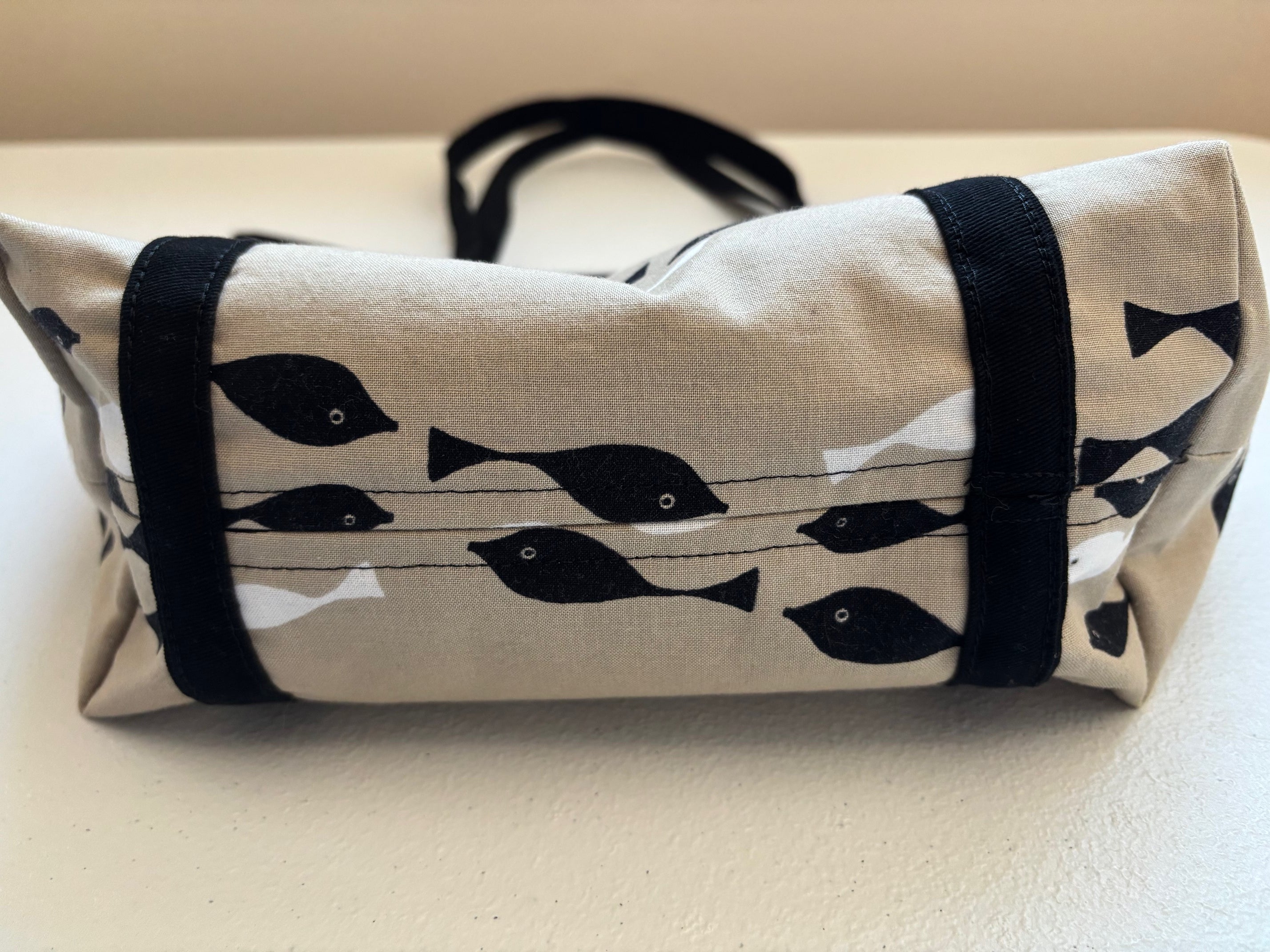 SCHOOL of FISH purse / small tote bag