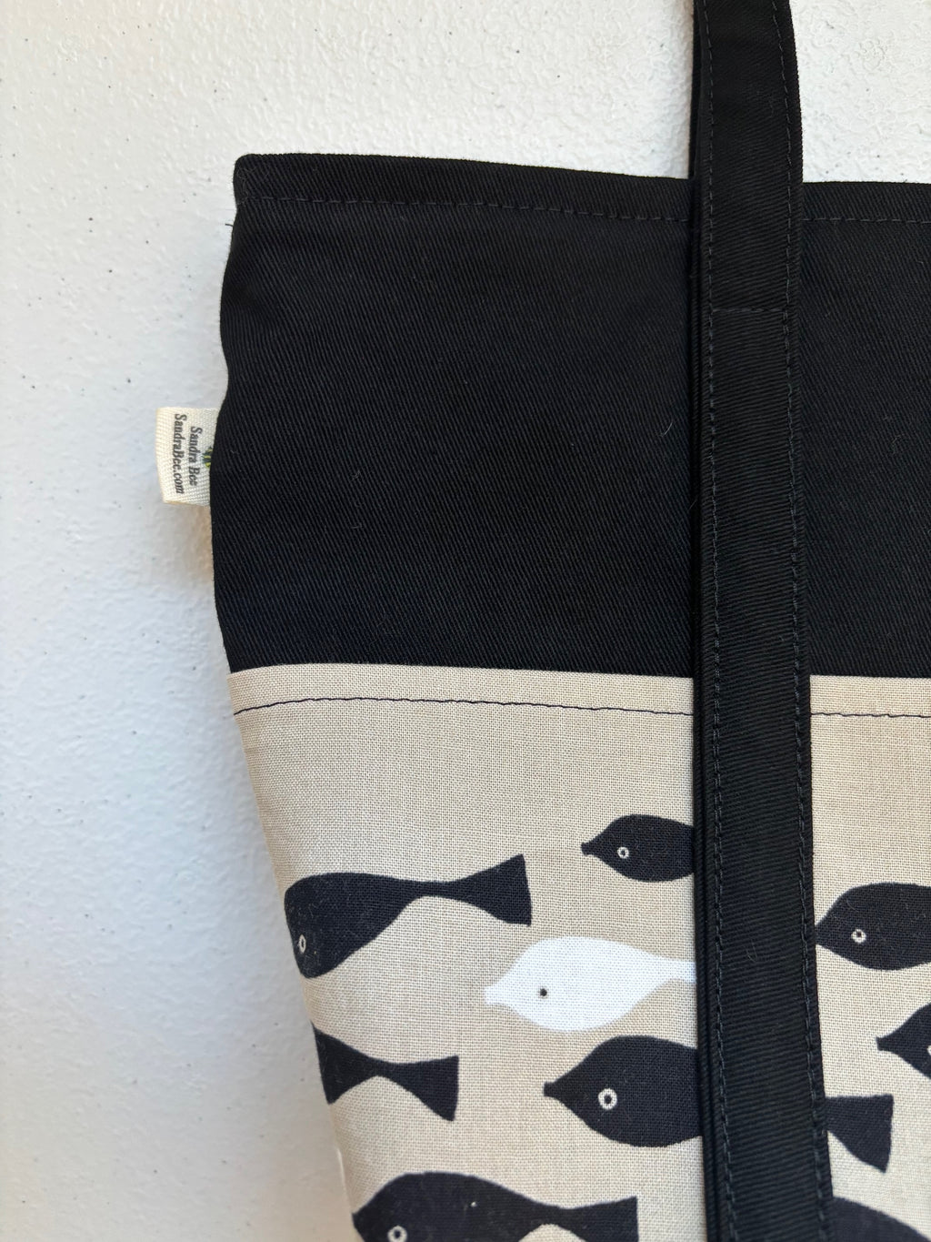 SCHOOL of FISH purse / small tote bag