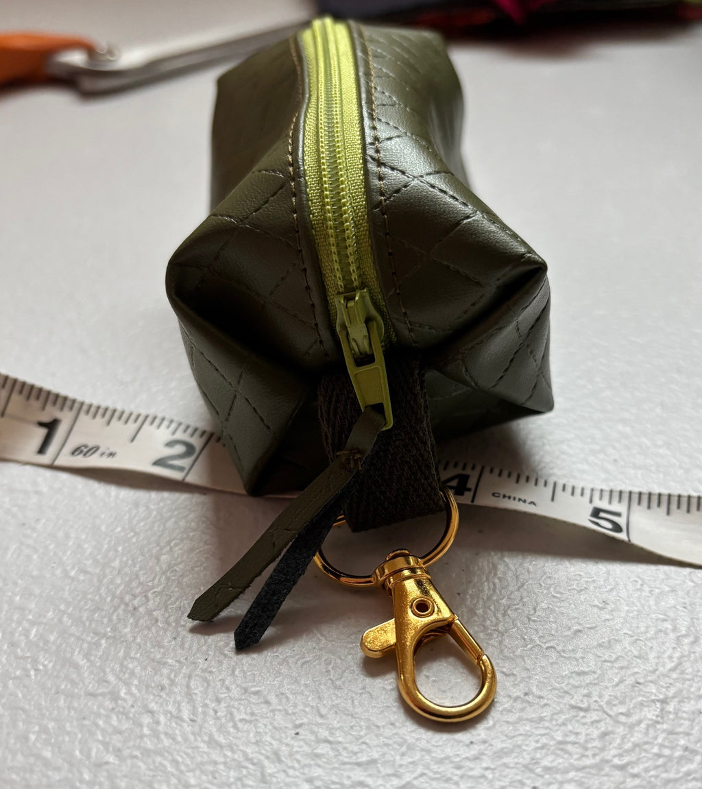 Itty Bitty Vegan Zipper Pouch