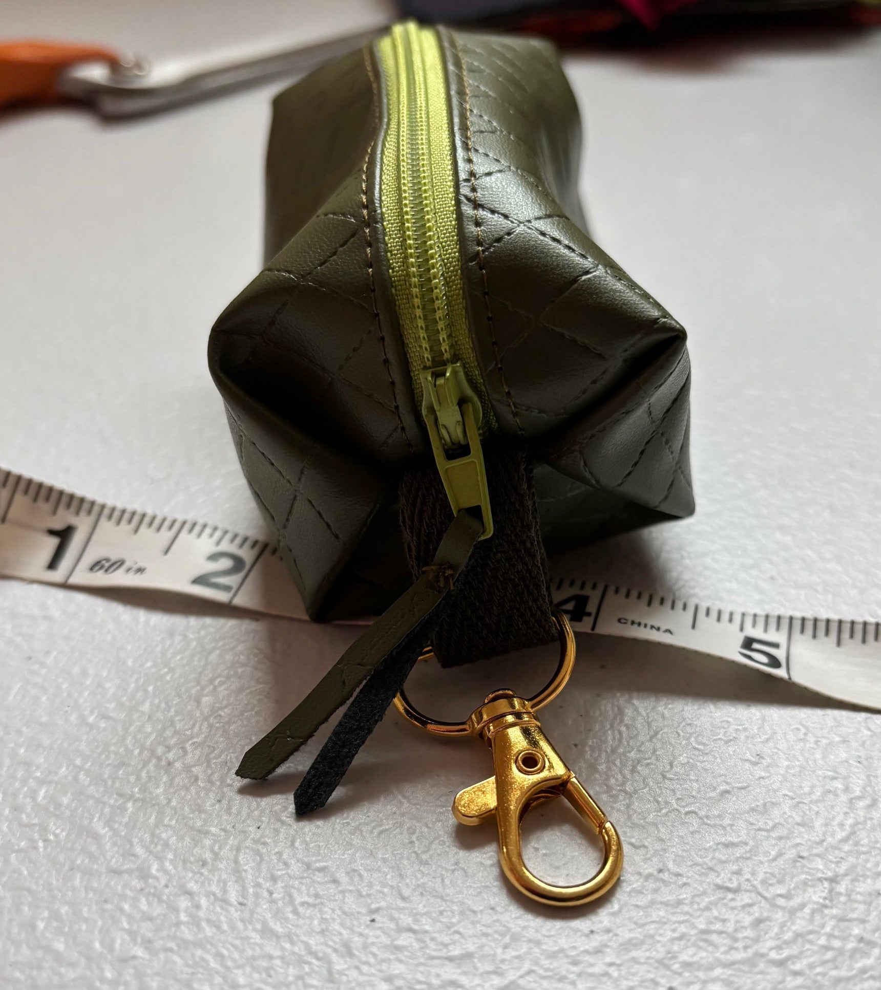 Itty Bitty Vegan Zipper Pouch