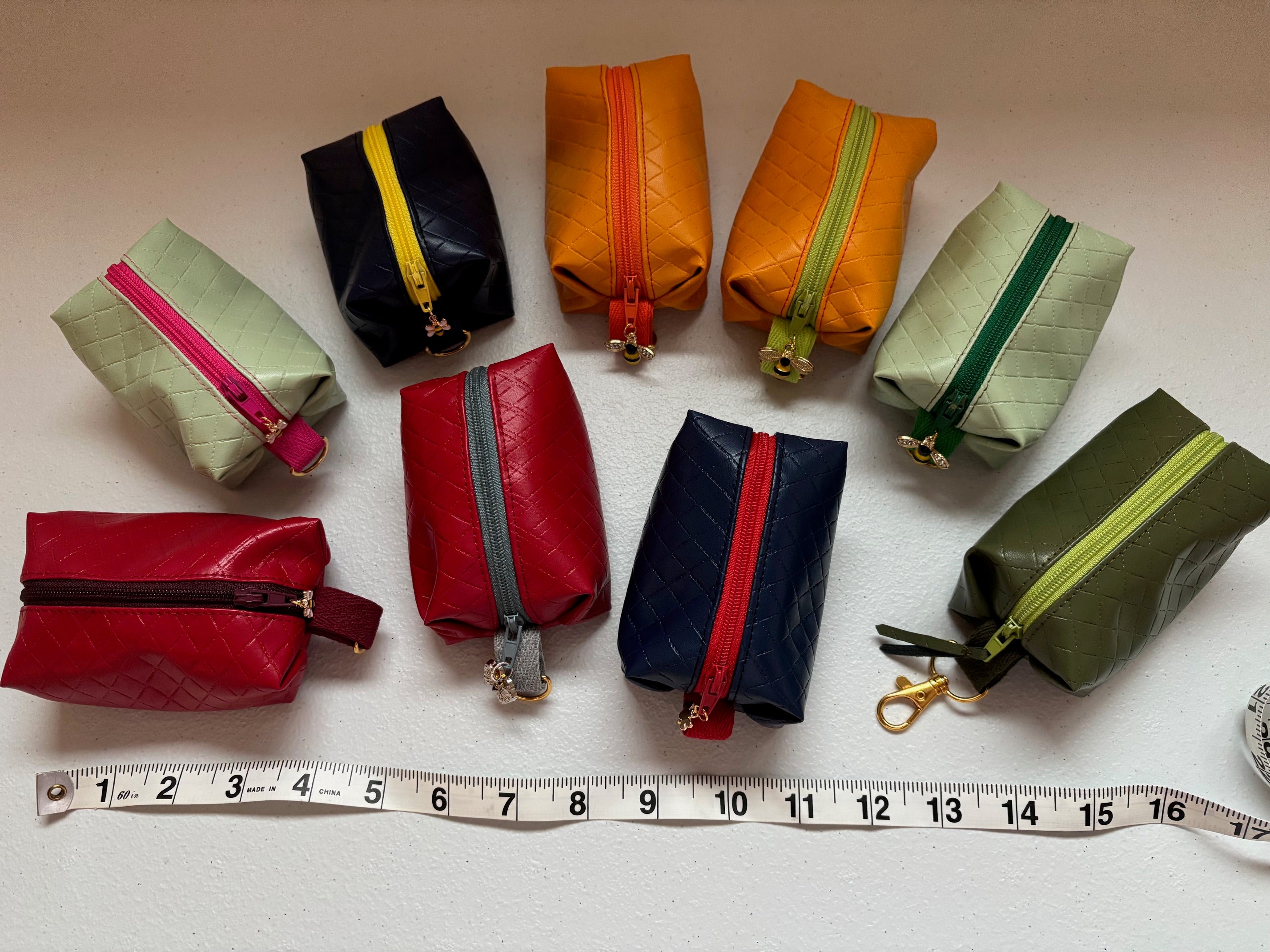 Itty Bitty Vegan Zipper Pouch