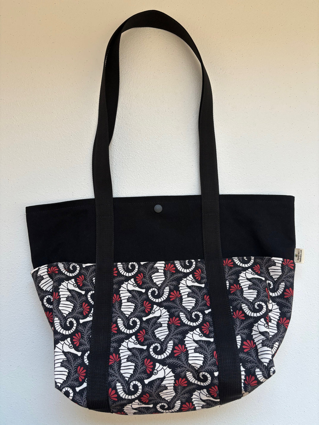 Seahorse purse / small tote bag