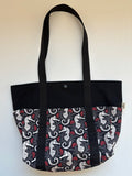 Seahorse purse / small tote bag