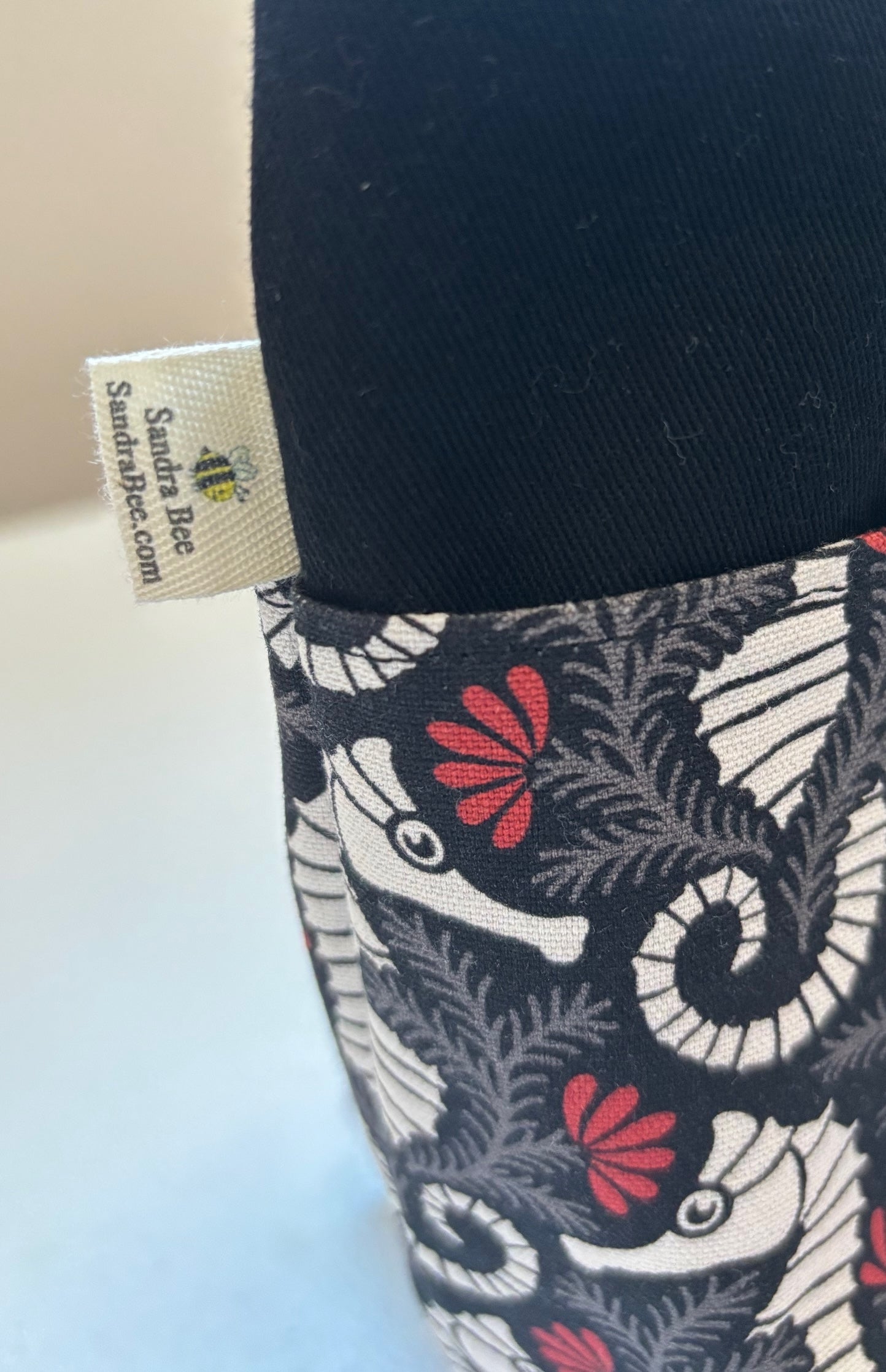 Seahorse purse / small tote bag