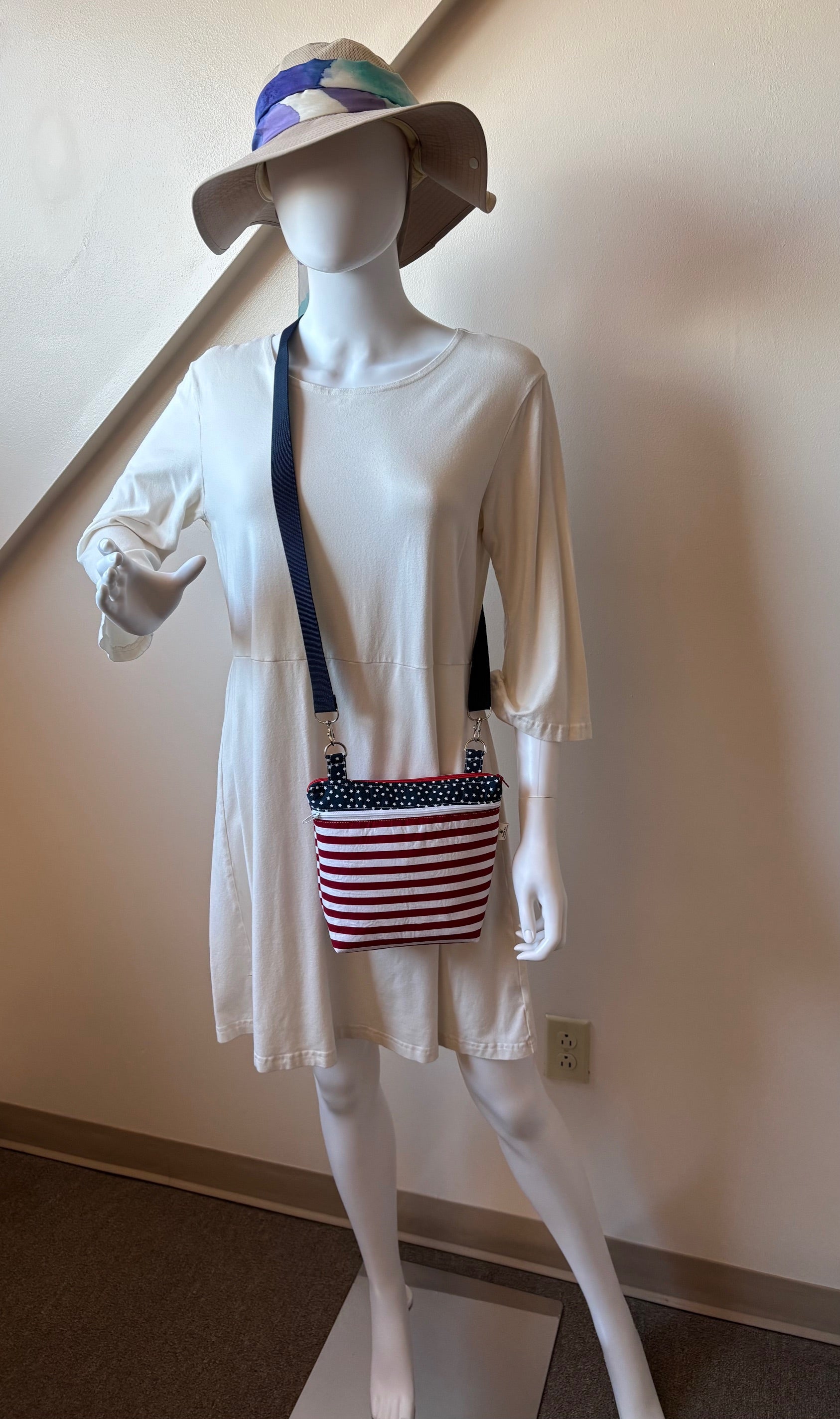 Patriotic 5 pocket Crossbody Bag